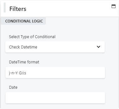 Toolbox Conditional Filters
